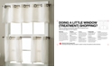 Elrene Essex Linen Grommet 30" x 36" Cafe Curtains Pair